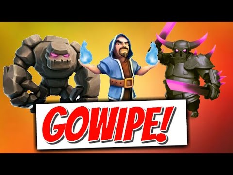GOWIPE ATTACK STRATEGY | Clash Of Clans | MAX Town Hall 8 – Part 8