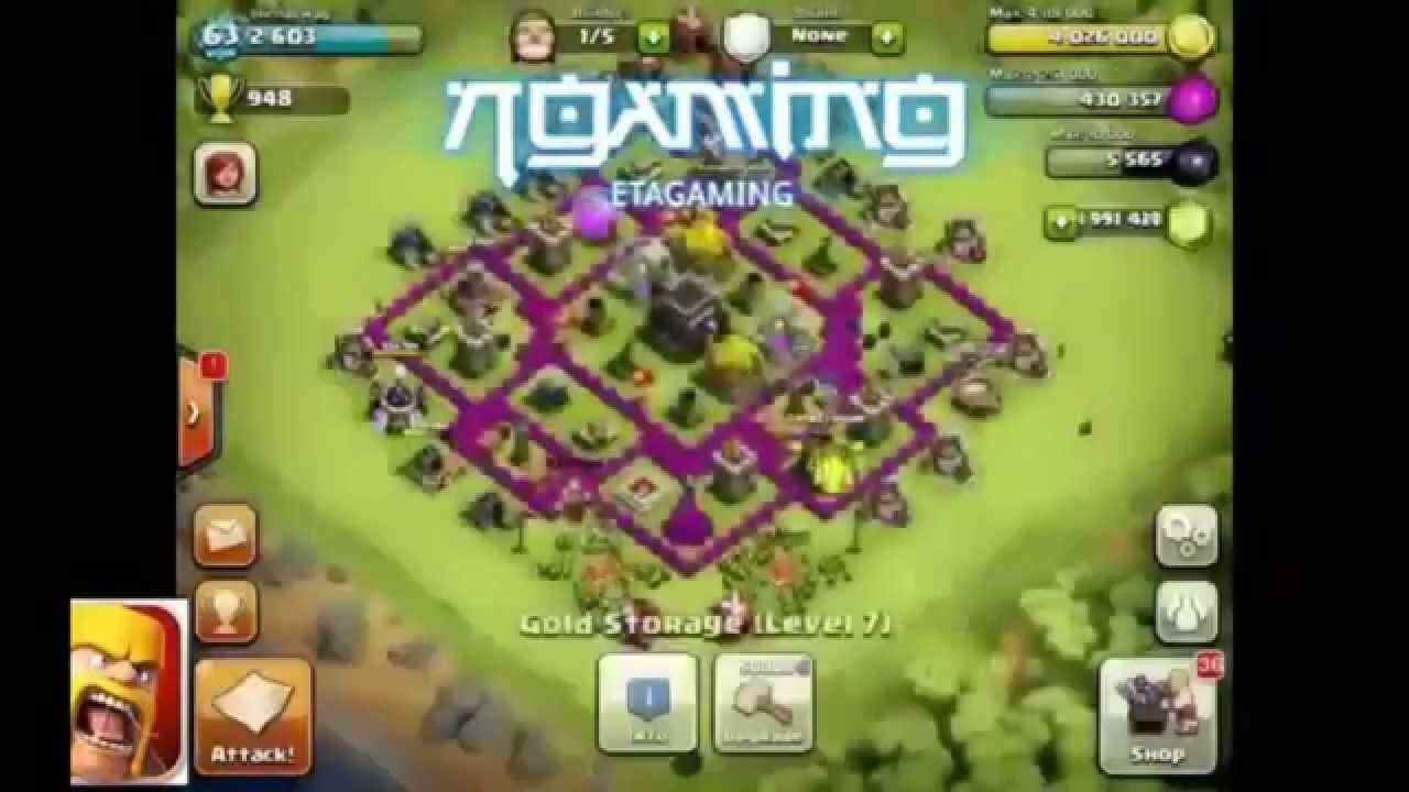 clash of clans hack   unlimited gems for android , iOS , PC