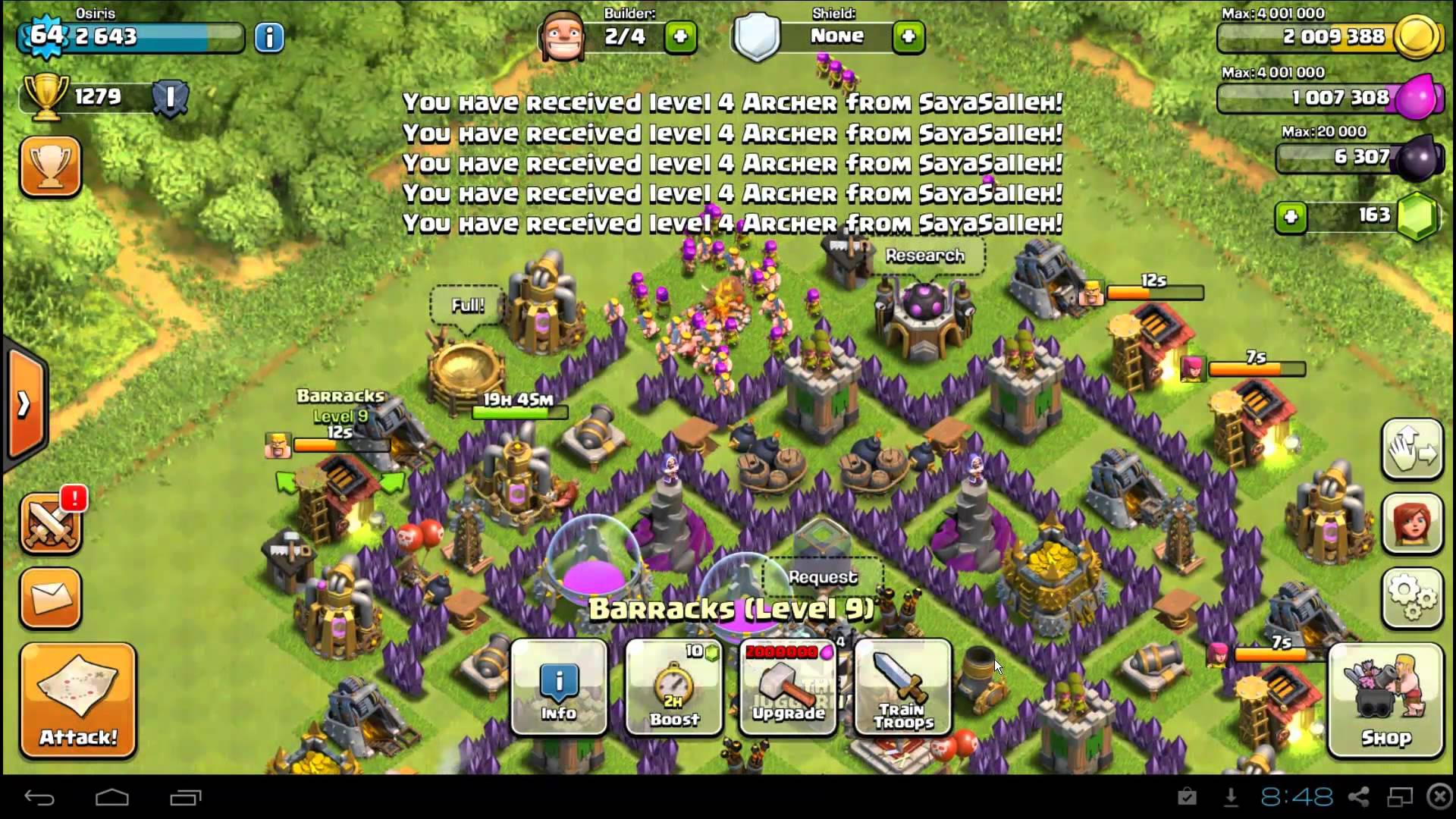 Clash of Clans Town Hall 7 Farming Guide: TH7 Attack Strategy