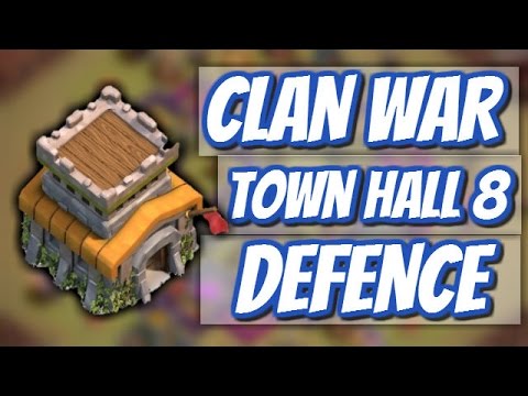 EPIC CLAN WARS BASE STRATEGY | New Town Hall 8 Defence | Clash Of Clans Speed Build