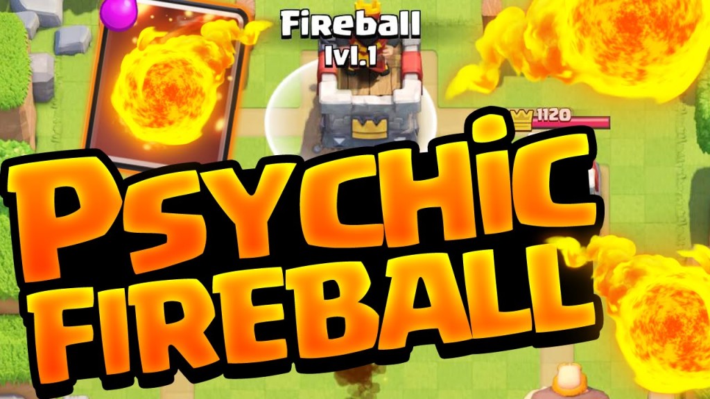 Psychic Fireball Clash Royale Gameplay Gem Freeclash Of Clans Guide
